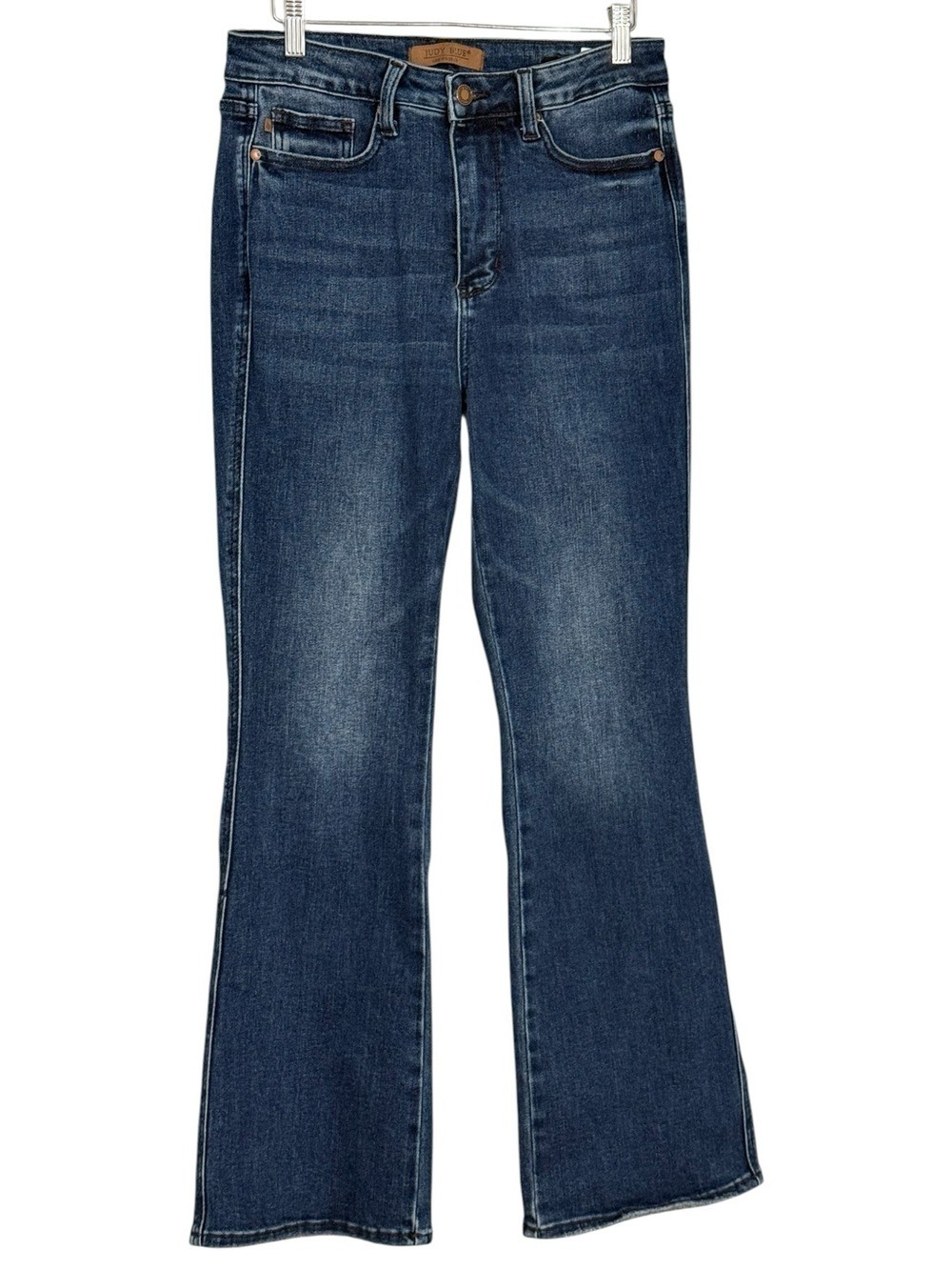 Judy Blue Bootcut Flare Jeans Dark Wash Women’s 9/29 Short Stretch Denim